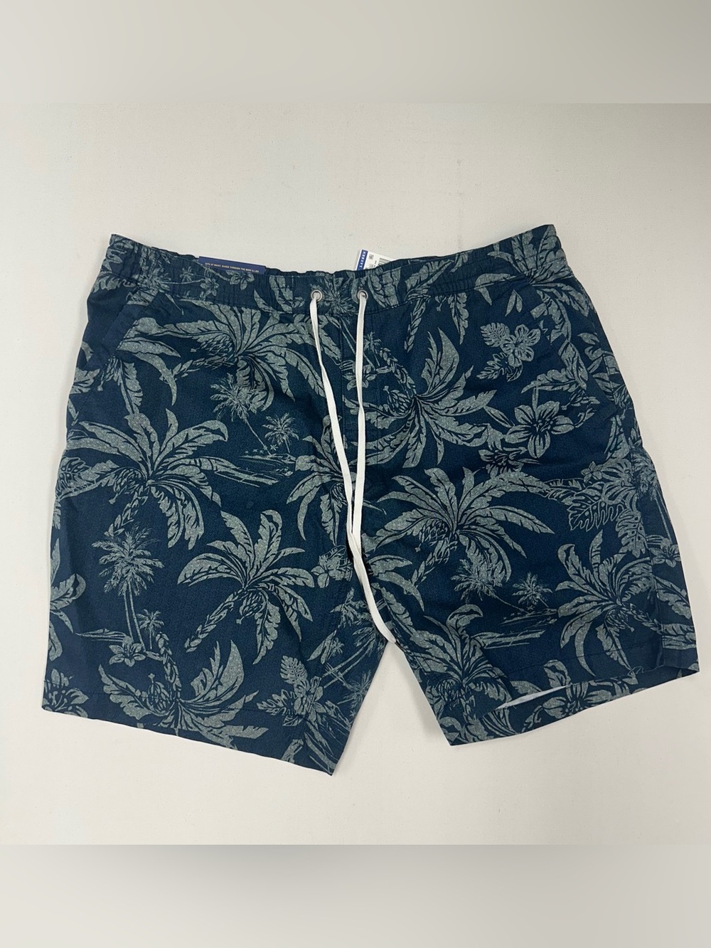 Polo Ralph Lauren Stretch Classic Fit Chino Shorts Blue Floral Print Mens 1XB